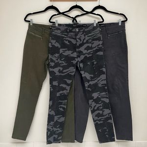 Supplies High Rise 2 Pants Women 8 & 10 (Camo, Gray) (Green have SOLD)